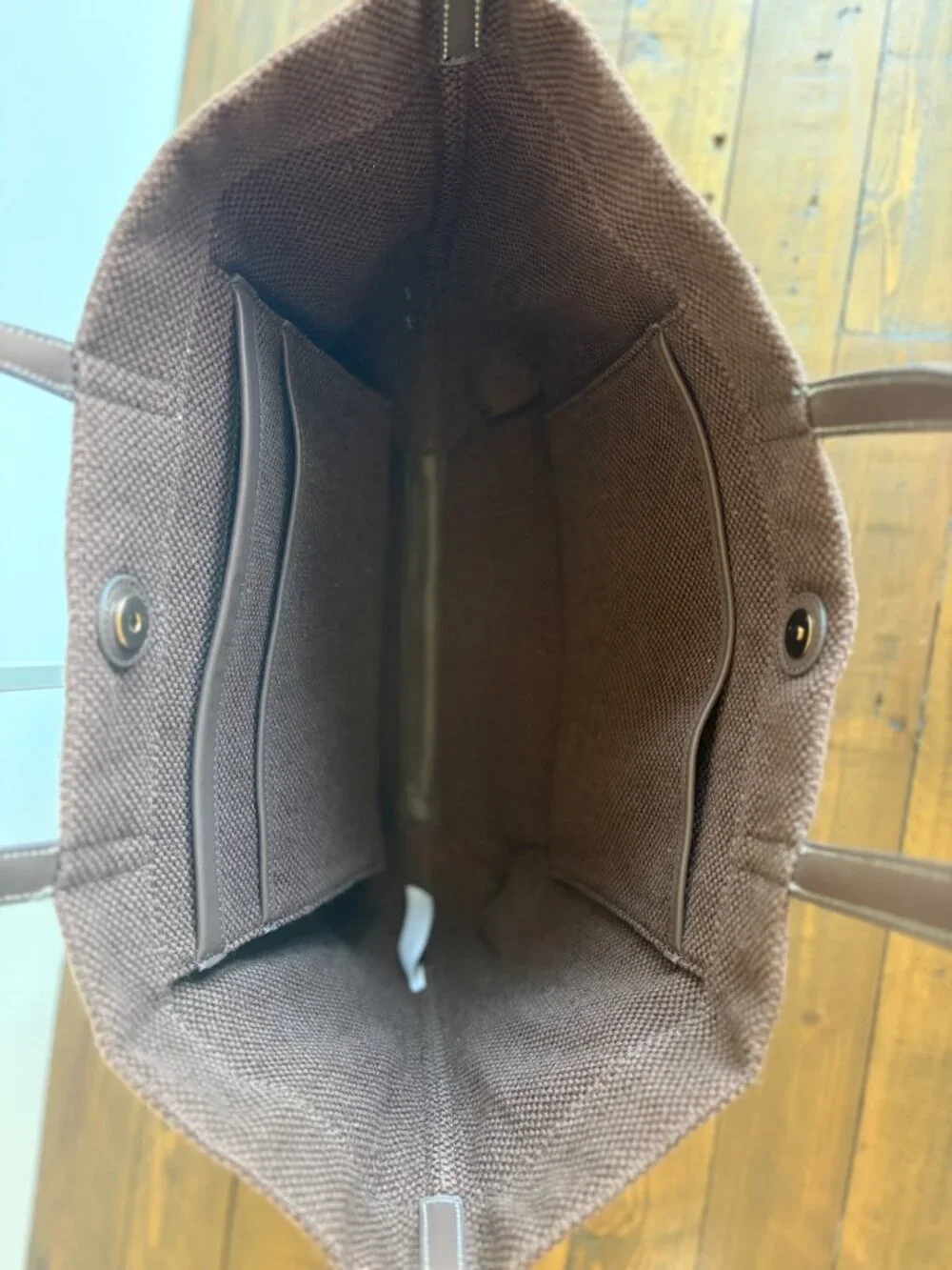 Sam Edelman Classic Logo Tote Bag Dark Brown